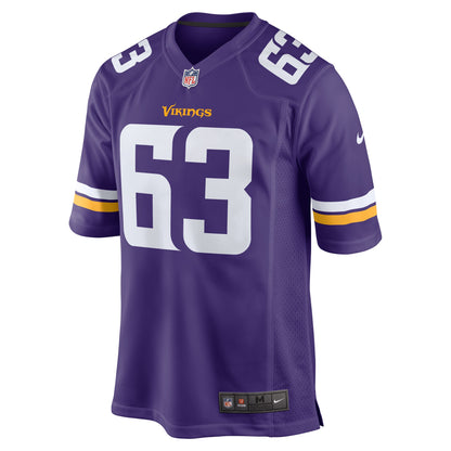 Chim Okorafor Minnesota Vikings Team Game Jersey - Purple