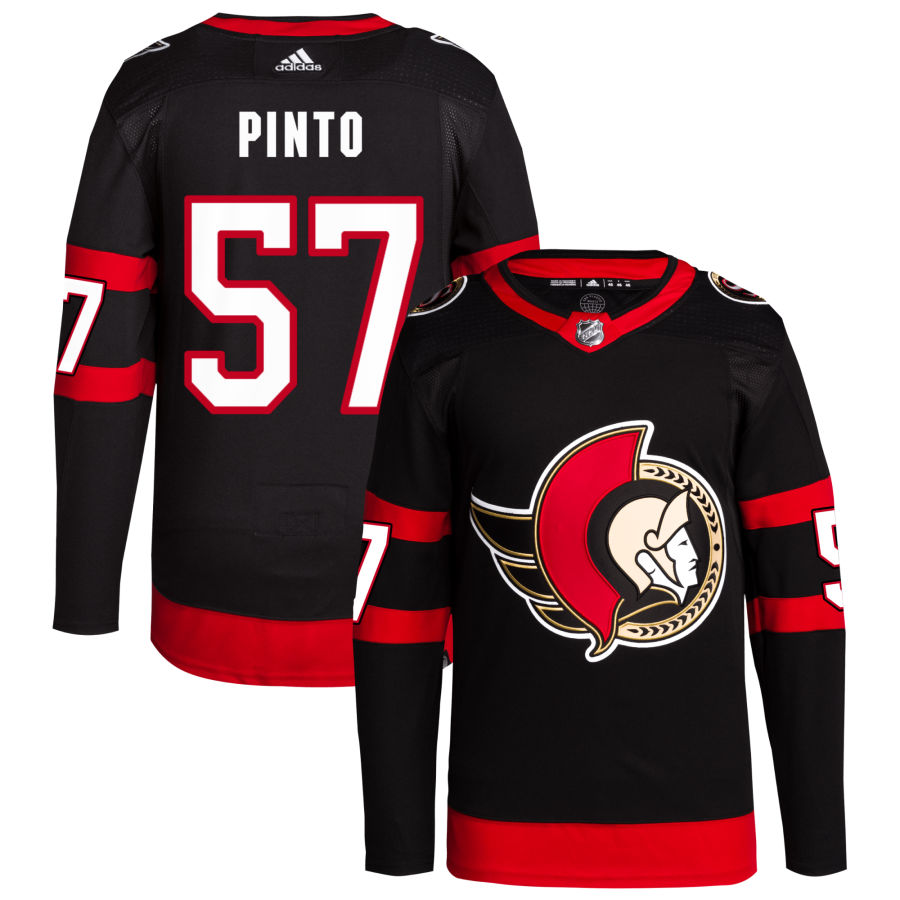 Shane Pinto Ottawa Senators Home Primegreen Authentic Pro Jersey - Black