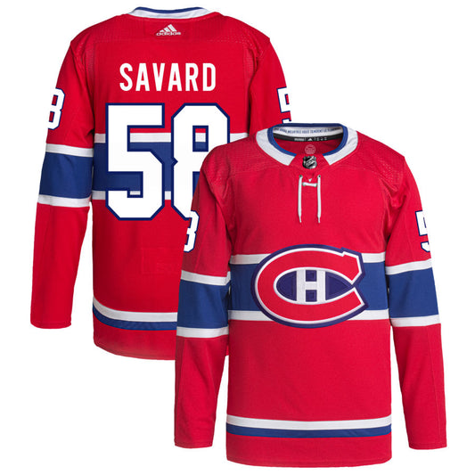 David Savard Montreal Canadiens Home Primegreen Authentic Pro Jersey - Red