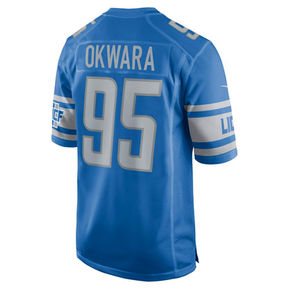 Romeo Okwara Detroit Lions Game Jersey - Blue