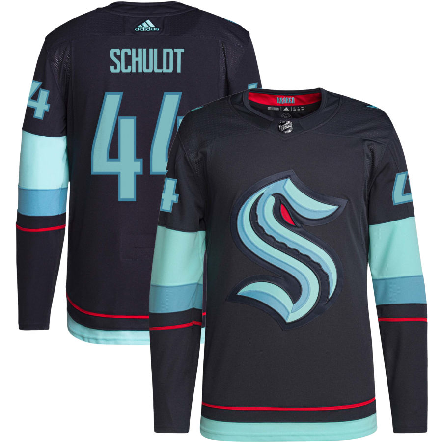 Jimmy Schuldt Seattle Kraken Home Authentic Primegreen Jersey - Navy
