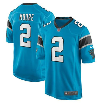Men's Carolina Panthers ?DJ Moore Game Jersey Blue
