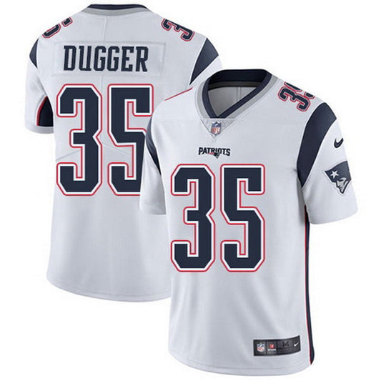 Men's New England Patriots Kyle Dugger Vapor Jersey - White