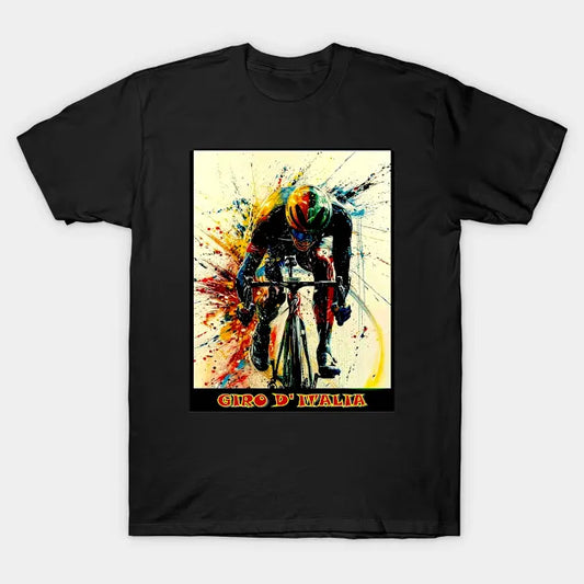 Giro D Italia  Bicycle Racing Advertising Print T-Shirt