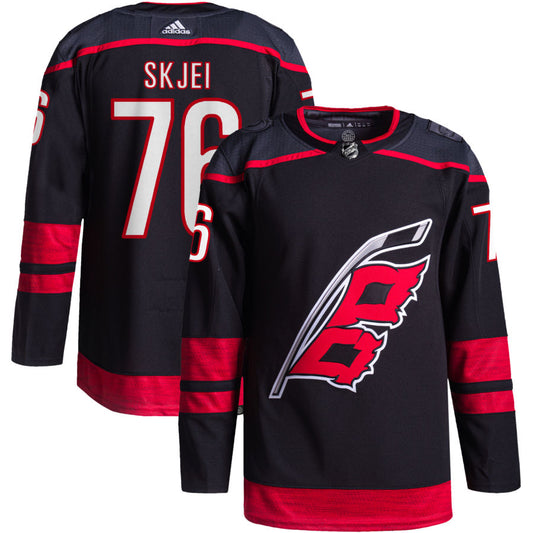 Brady Skjei Carolina Hurricanes Alternate Primegreen Authentic Pro Jersey - Black