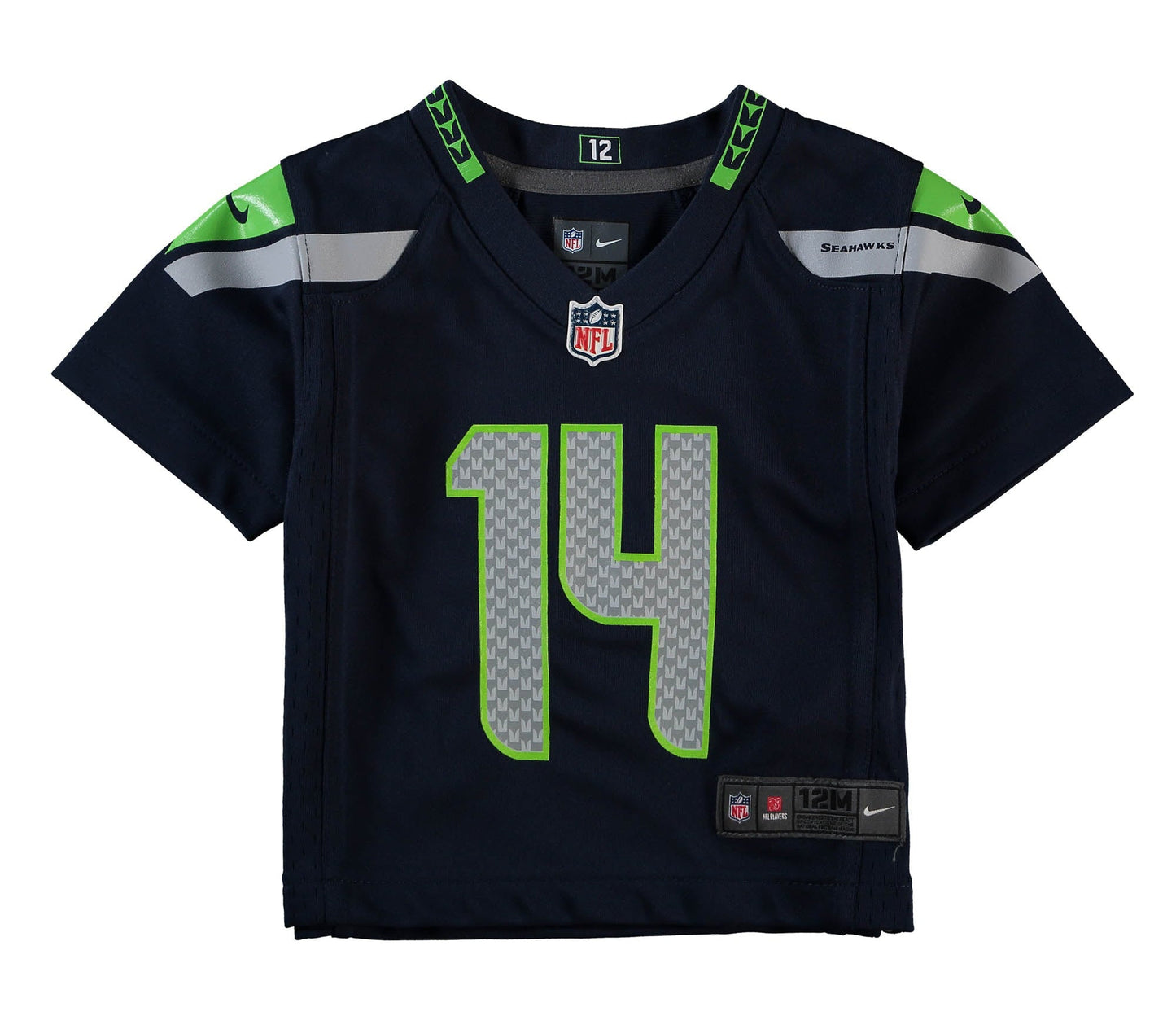 Toddler DK Metcalf Navy Seattle Seahawks Game Jersey