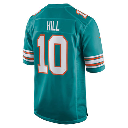 Men's Miami Dolphins Tyreek Hill Alternate Game Jersey Aqua
