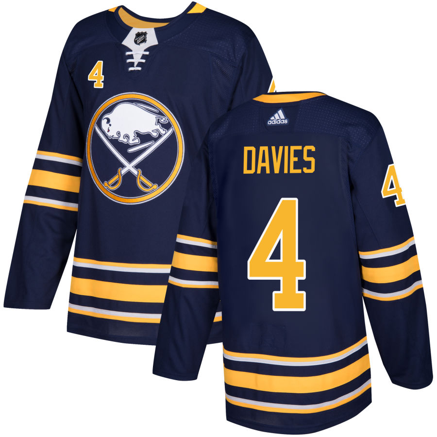 Jeremy Davies Buffalo Sabres Authentic Jersey - Navy