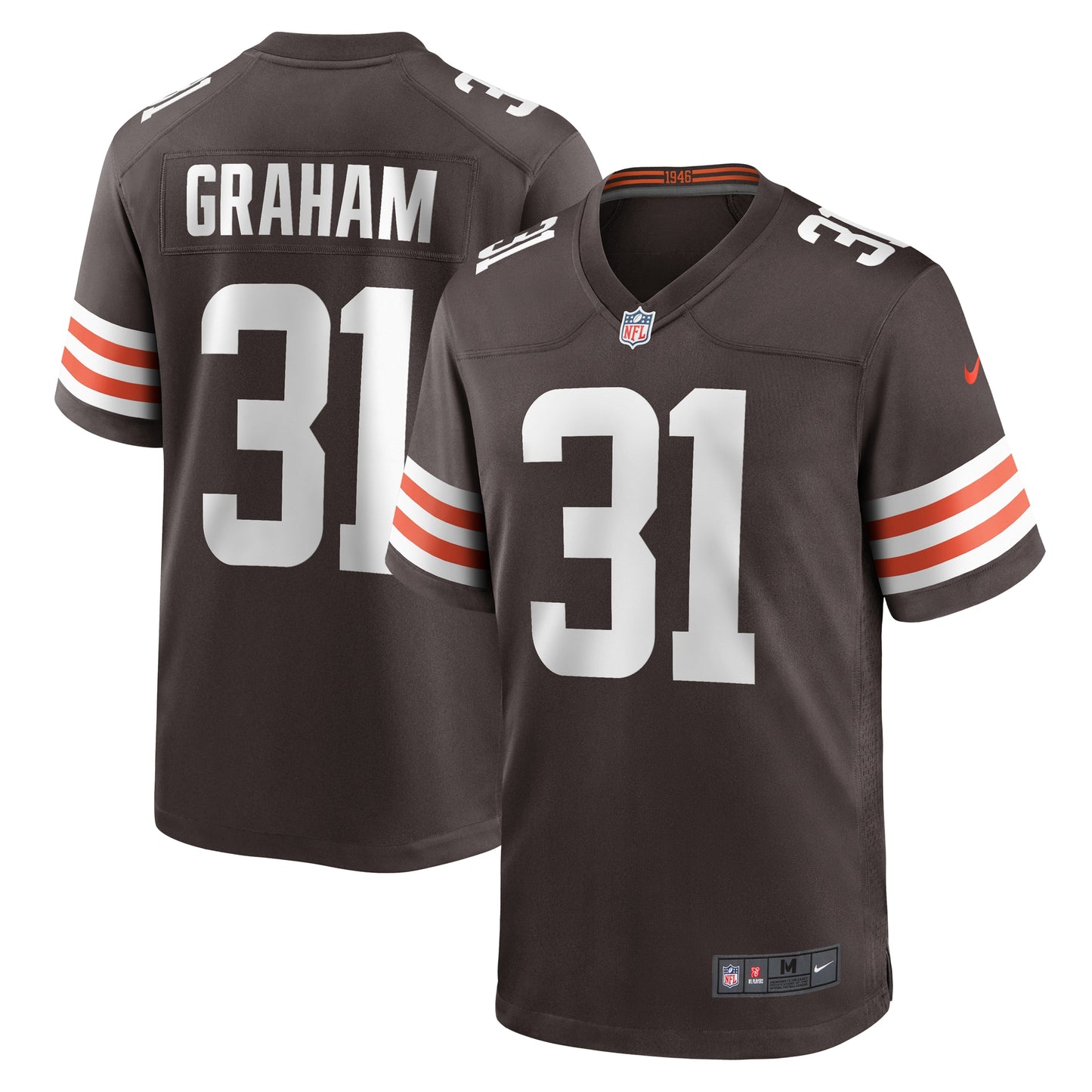 Thomas Graham Jr. Cleveland Browns Team Game Jersey - ?Brown