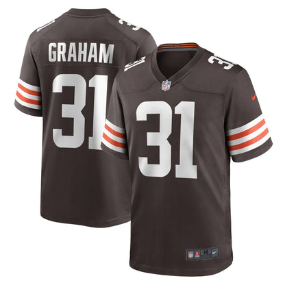 Thomas Graham Jr. Cleveland Browns Team Game Jersey - ?Brown