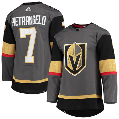 Alex Pietrangelo Vegas Golden Knights Alternate Primegreen Authentic Pro Player Jersey - Gray