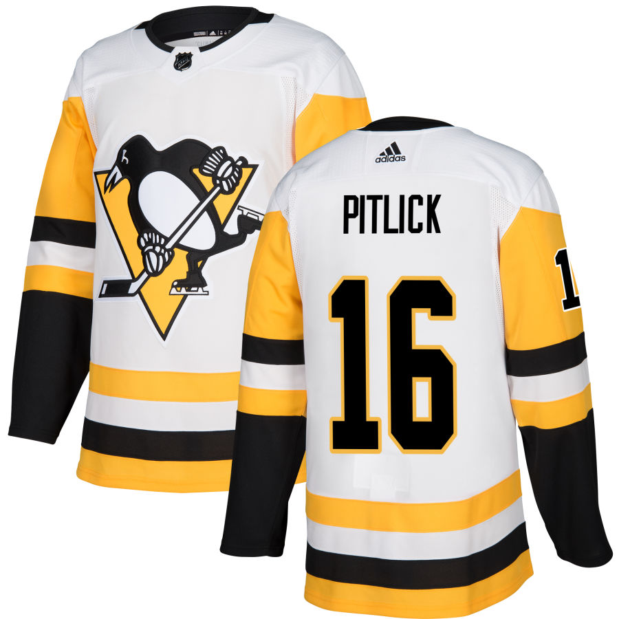 Rem Pitlick Pittsburgh Penguins Authentic Jersey - White