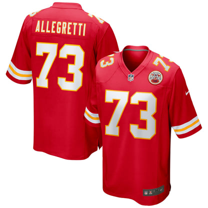 Nick Allegretti Kansas City Chiefs Game Jersey - Red