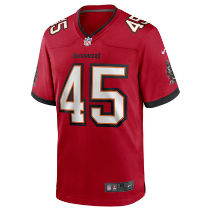 Devin White Tampa Bay Buccaneers Game Jersey - Red