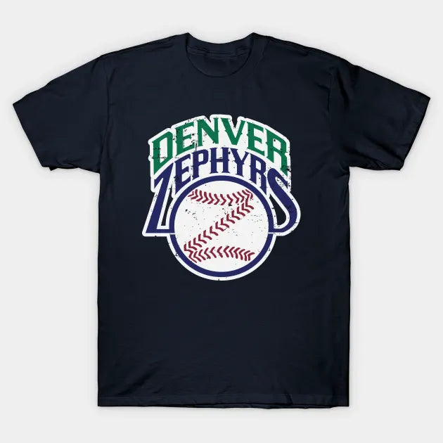Denver Zephyrs Defunct Vintage Baseball T-Shirt