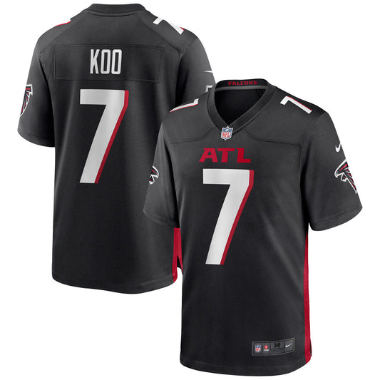 Men's Atlanta Falcons Younghoe Koo Game Jersey Black