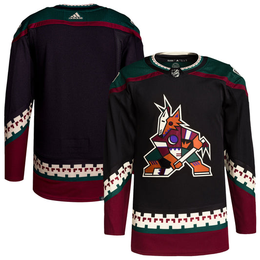 Arizona Coyotes Home Primegreen Authentic Pro Blank Jersey - Black
