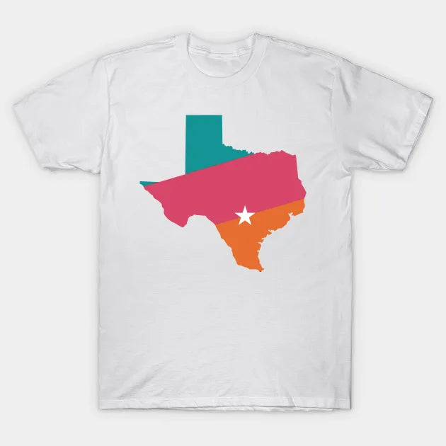 San Antonio Spurs Map T-Shirt