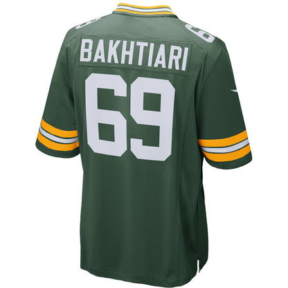 David Bakhtiari Green Bay Packers Game Player Jersey - Green