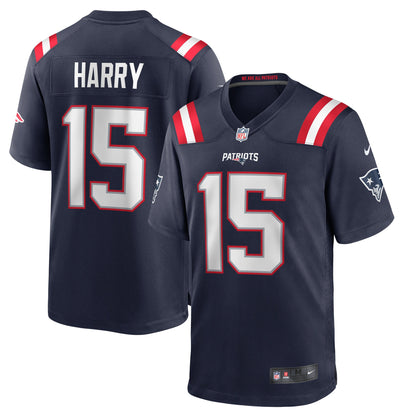 N'Keal Harry New England Patriots Game Jersey - Navy