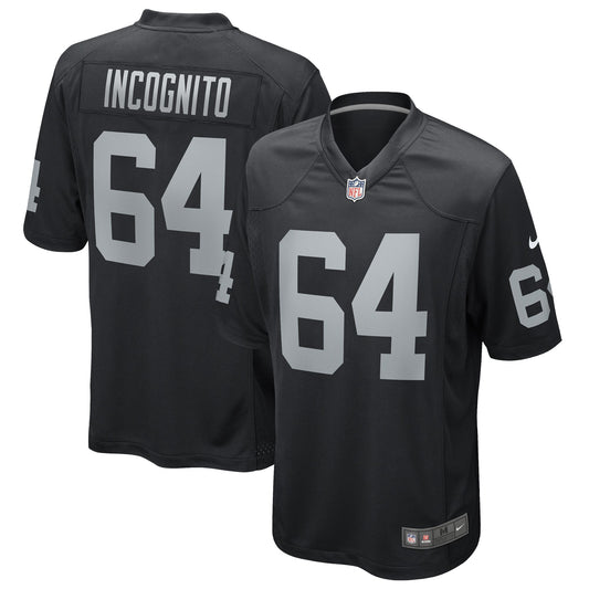 Richie Incognito Las Vegas Raiders Game Jersey - Black