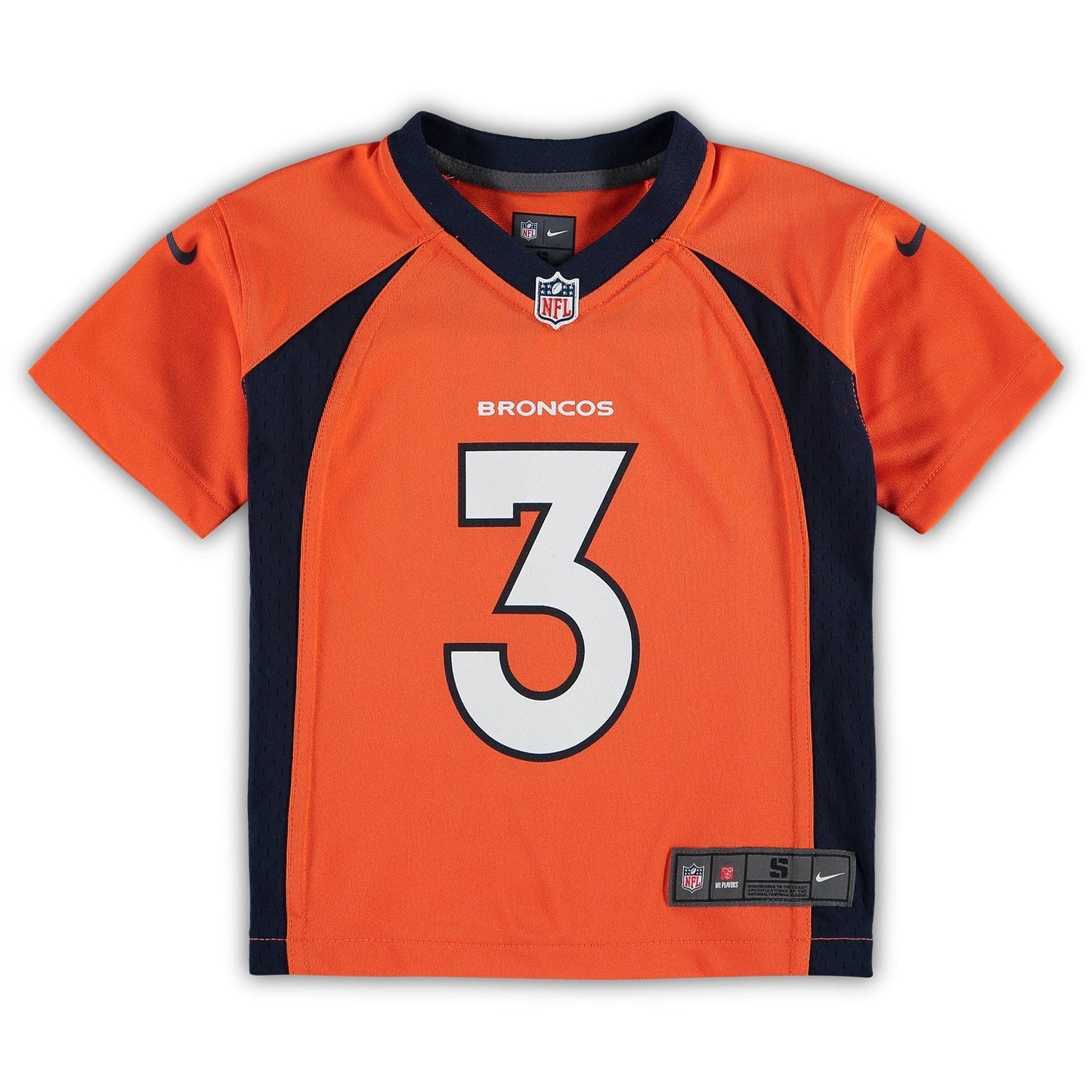 Preschool ?Russell Wilson ?Orange Denver Broncos Game Jersey