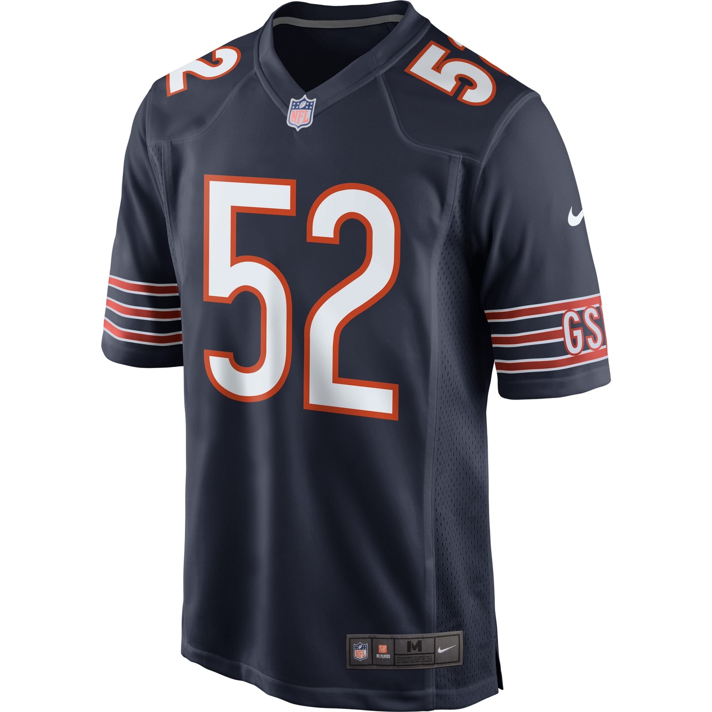 Khalil Mack Chicago Bears Game Jersey - Navy