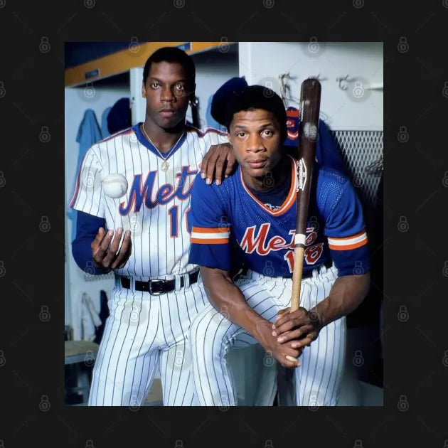 Darryl Strawberry And Dwight Gooden  In New York Mets, 1983 T-Shirt
