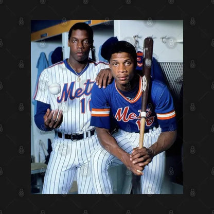 Darryl Strawberry And Dwight Gooden  In New York Mets, 1983 T-Shirt