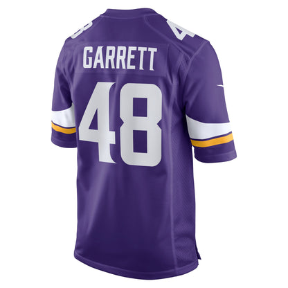 Chris Garrett Minnesota Vikings Home Game Player Jersey - Purple