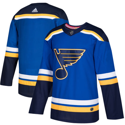 St. Louis Blues Home Authentic Blank Jersey - Blue