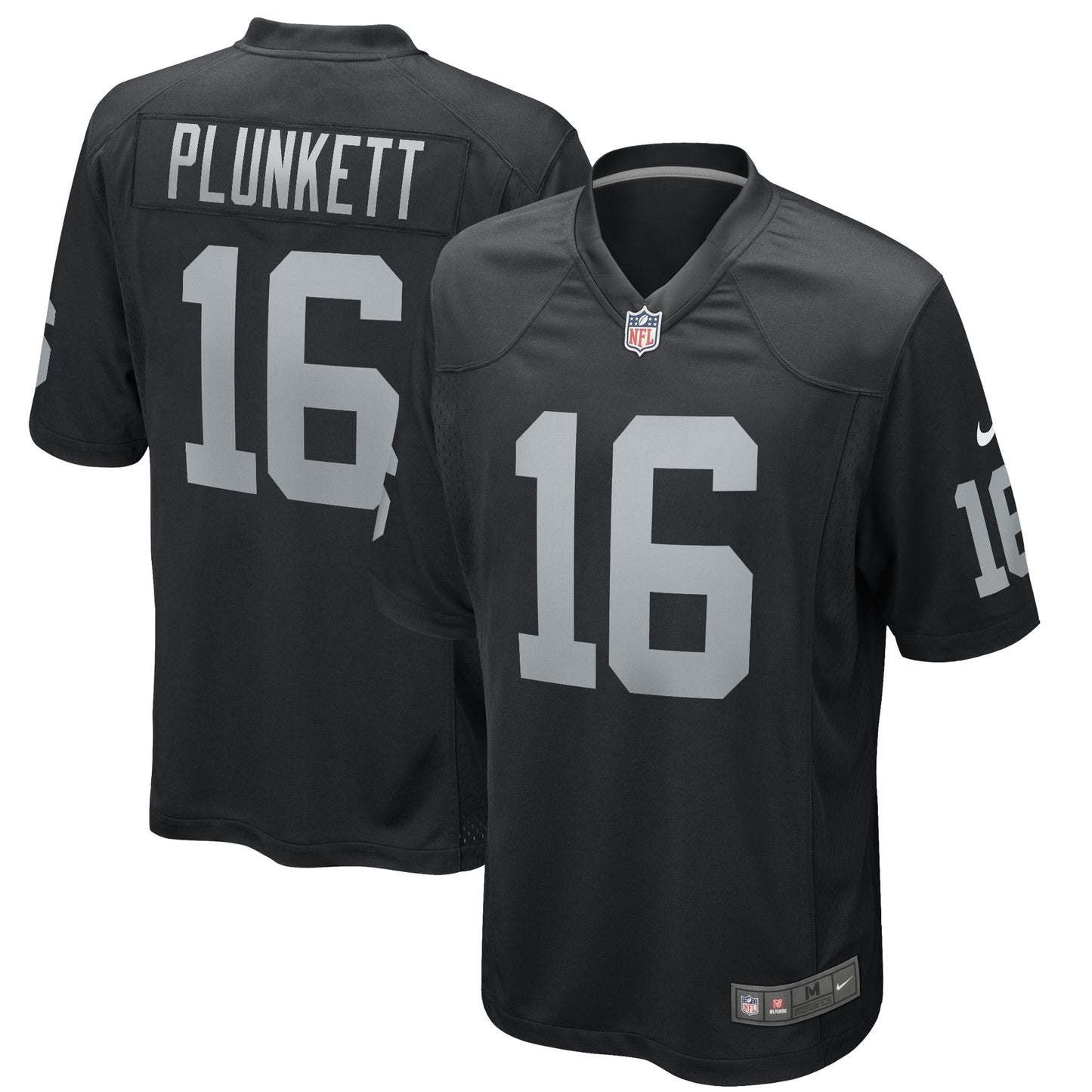 Jim Plunkett Las Vegas Raiders Game Retired Player Jersey - Black