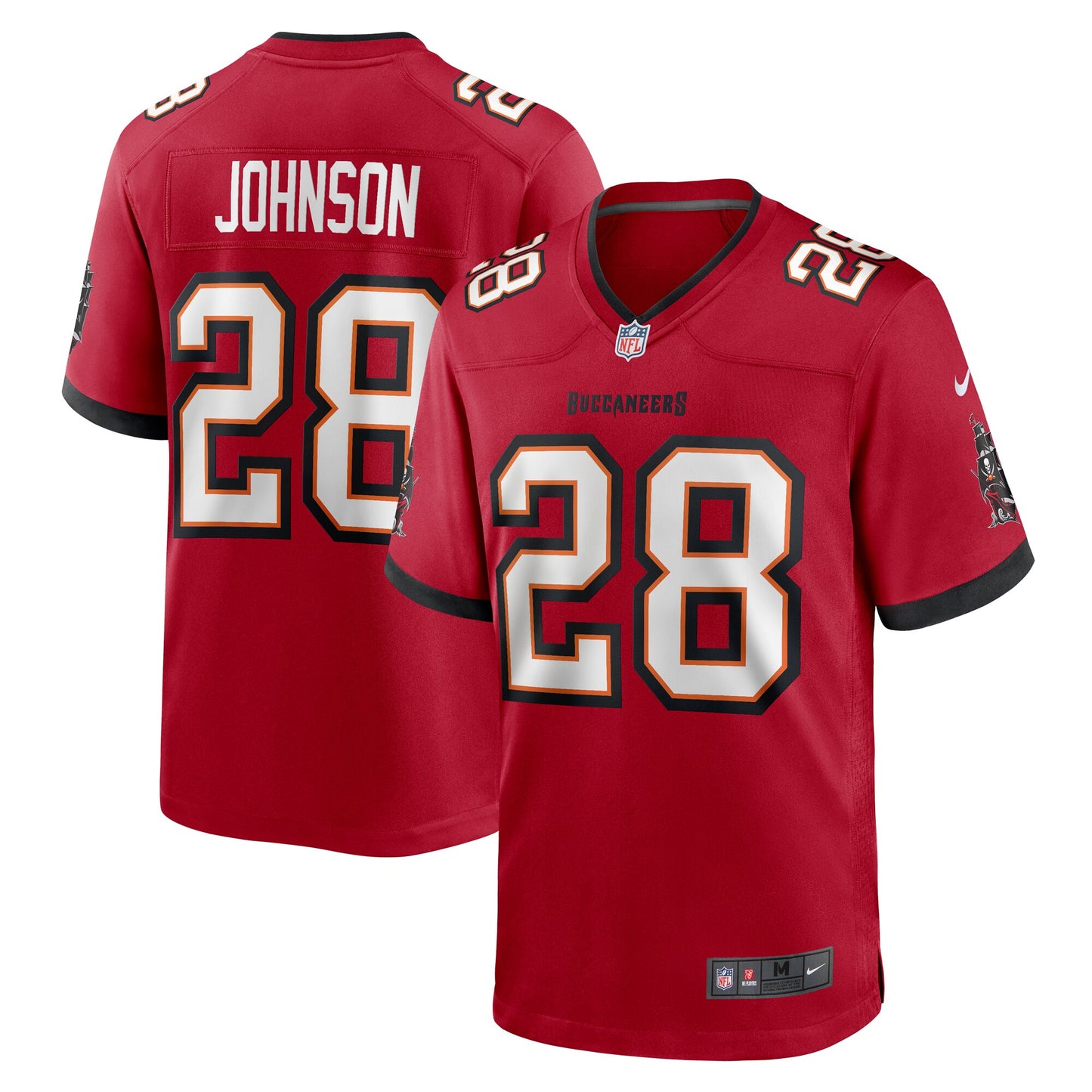 Cephus Johnson Tampa Bay Buccaneers Team Game Jersey - ?Red