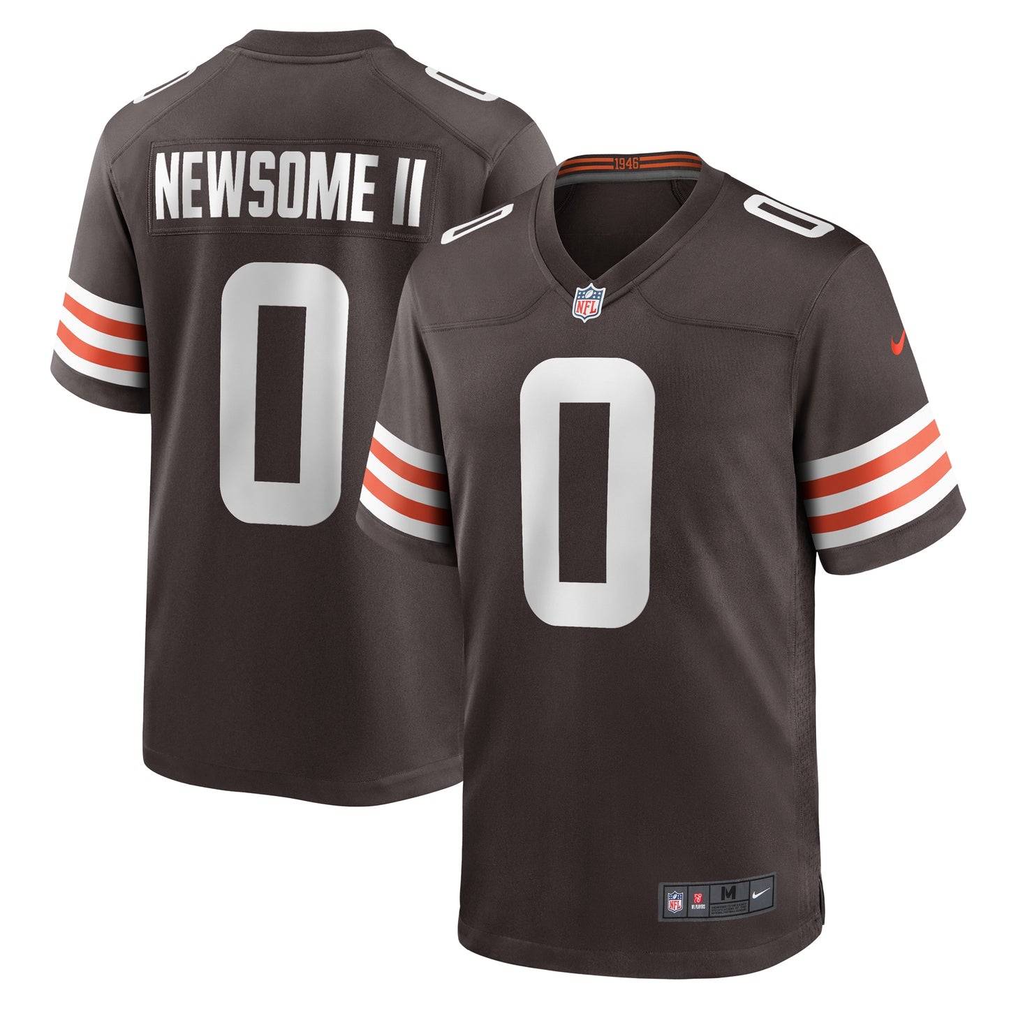 Greg Newsome II Cleveland Browns Team Game Jersey - Brown