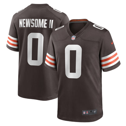 Greg Newsome II Cleveland Browns Team Game Jersey - Brown