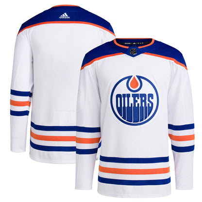 Edmonton Oilers Away Primegreen Authentic Pro Blank Jersey - White