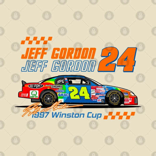 Jeff Gordon 24 Nascar Vintage T-Shirt