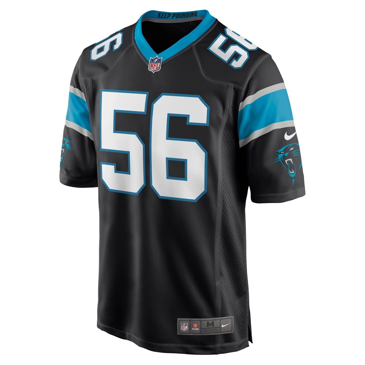 Jermaine Carter Carolina Panthers Game Jersey - Black