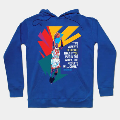 Michael Jordan White Jersey Quote Hoodie