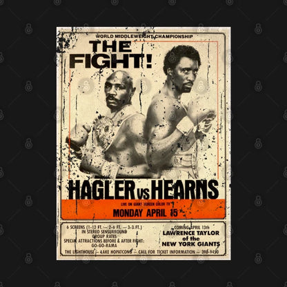 Marvin Hagler Vs Hearns Hoodie