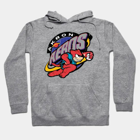Akron Aeros Defunct Vintage Baseball Hoodie