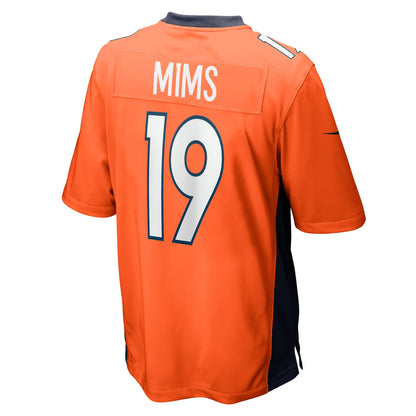 Marvin Mims Jr Denver Broncos Team Game Jersey - ?Orange