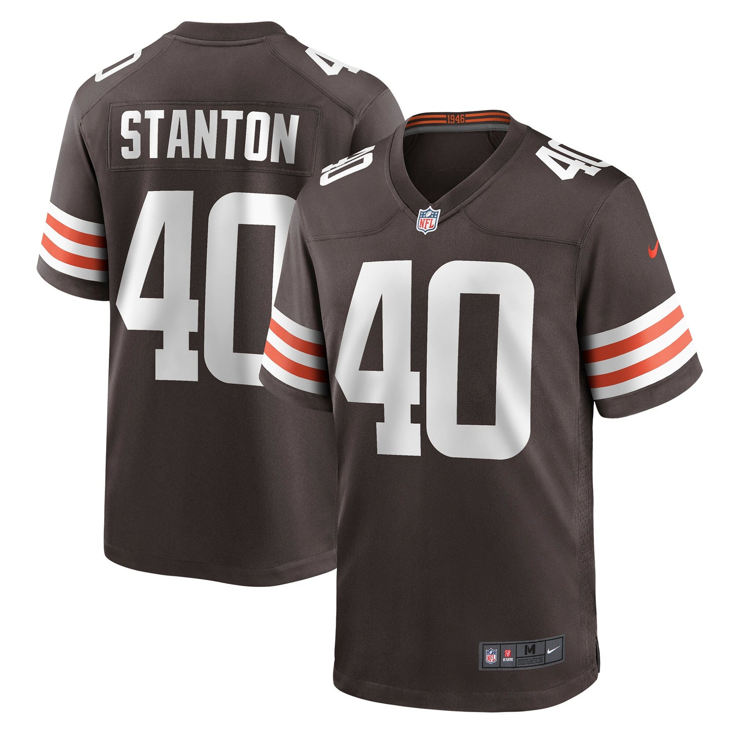 Johnny Stanton Cleveland Browns Game Jersey - Brown
