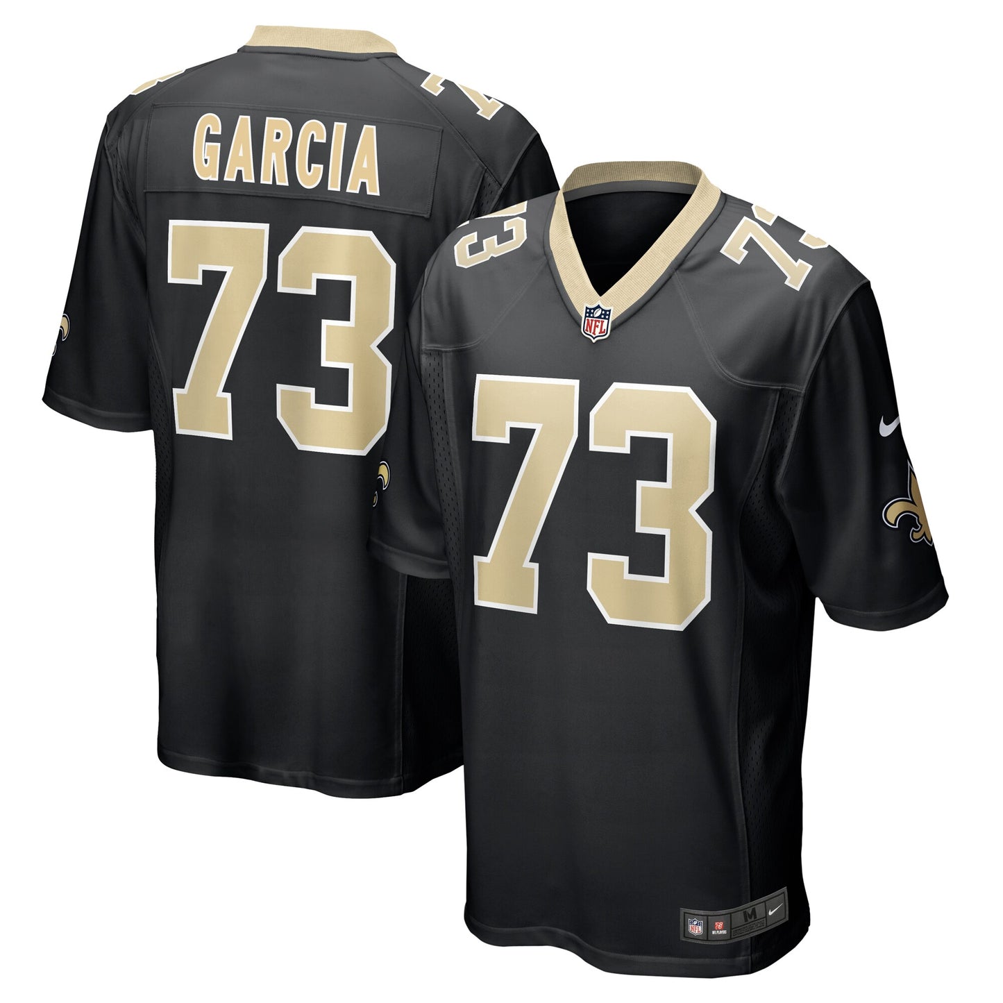 Max Garcia New Orleans Saints Team Game Jersey - ?Black