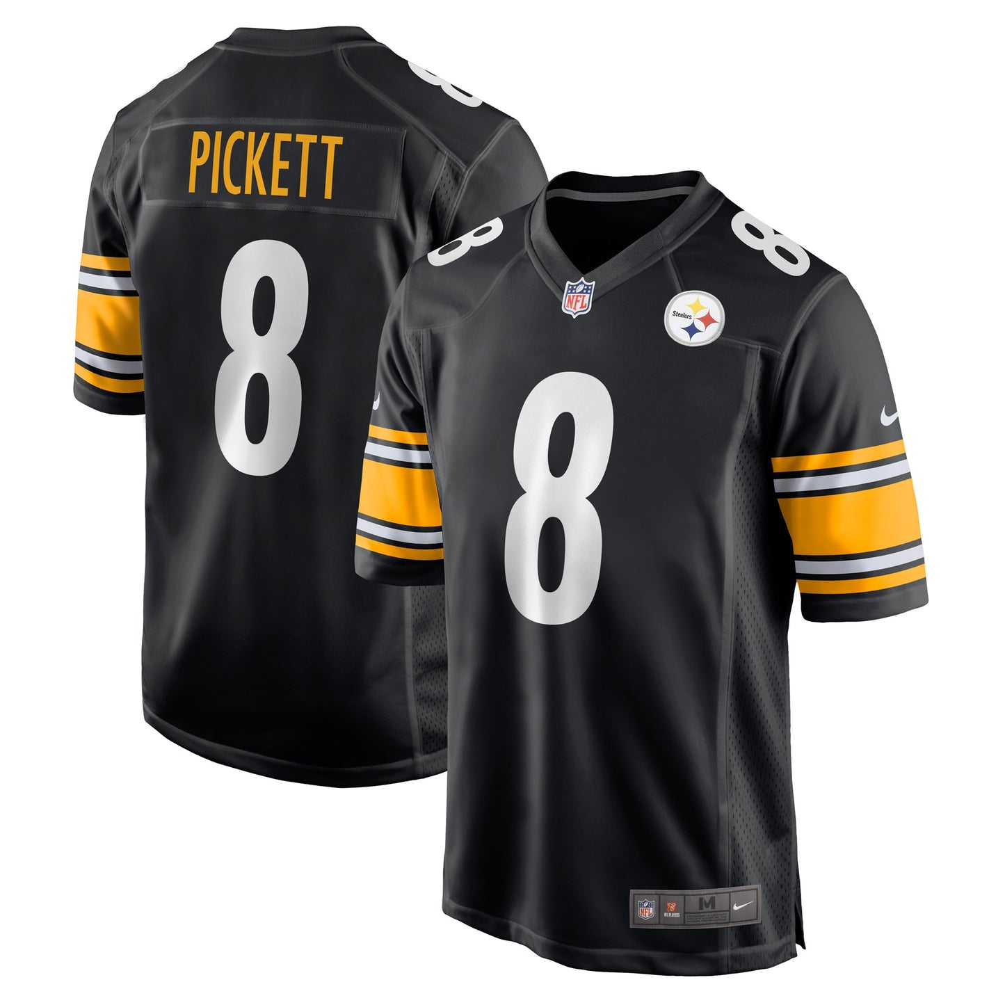 Kenny Pickett Pittsburgh Steelers Player Game Jersey - Black