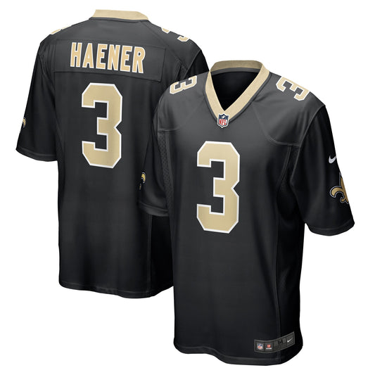Jake Haener New Orleans Saints Team Game Jersey - ?Black
