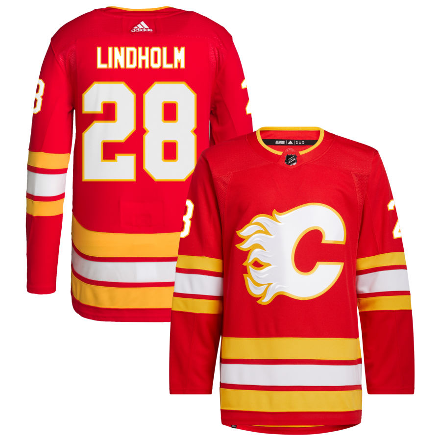 Elias Lindholm Calgary Flames 2020/21 Home Primegreen Authentic Pro Jersey - Red