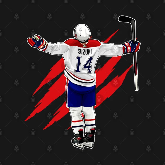 Nick Suzuki Reaction #14 Claw Hoodie