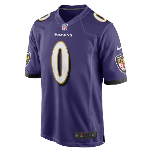 Roquan Smith Baltimore Ravens Team Game Jersey - Purple