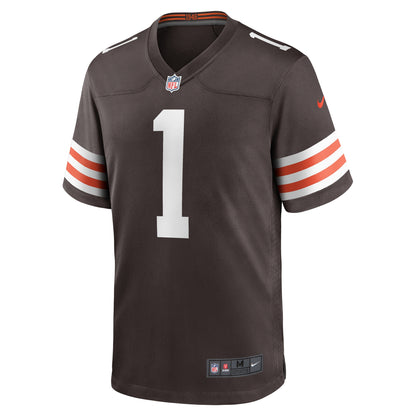Juan Thornhill Cleveland Browns Team Game Jersey - Brown